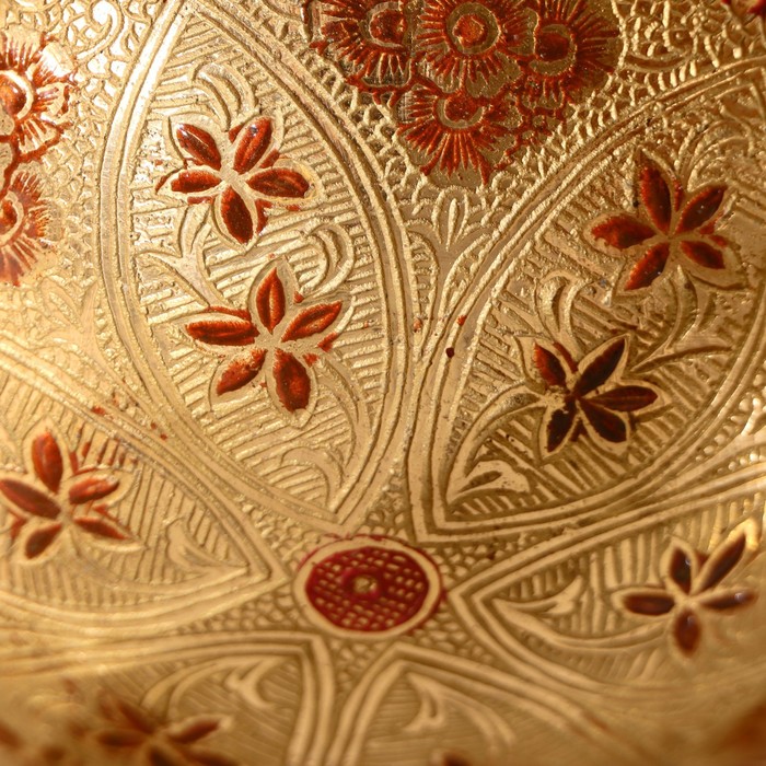 Блюдо латунь "Лепестки" 4,5х13,2х13,2 см