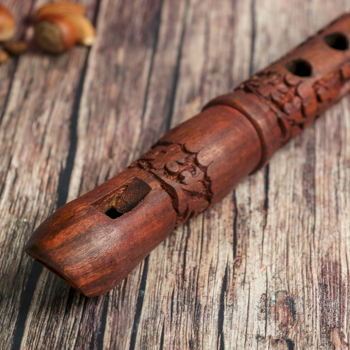 Флейта дерево "Резная" 3х3х33 см