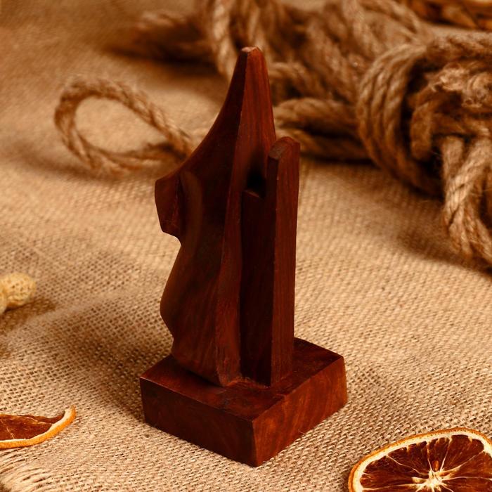 Подставка под очки дерево "На нос" 16х6х6 см