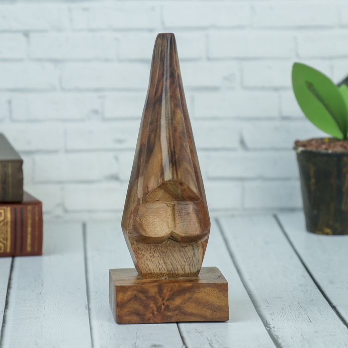 Подставка под очки дерево "На нос" 16х6х6 см