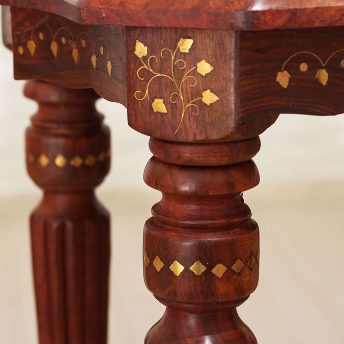 Стол дерево резной "Ромб" 40х46х46 см