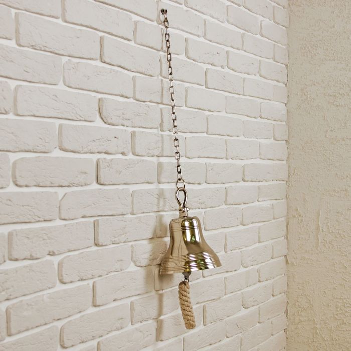 Рында алюминий с цепочкой "Отражение" 17х16х16 см