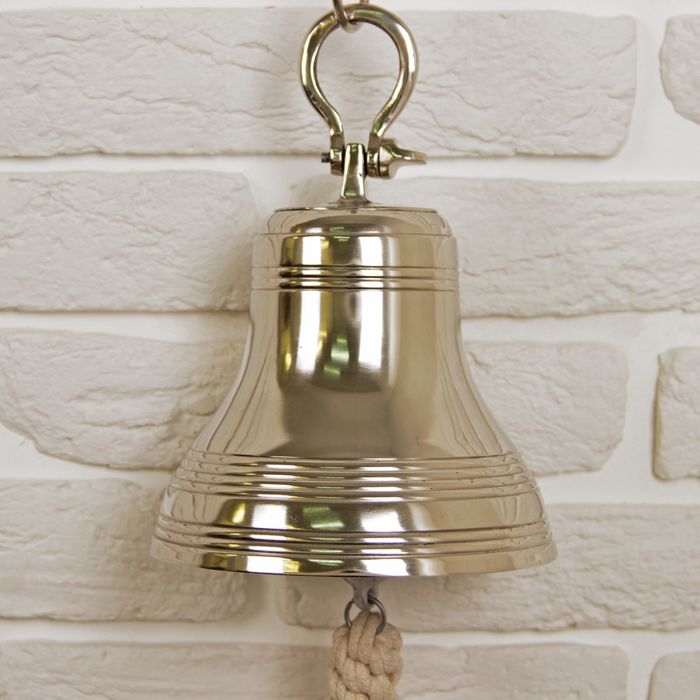 Рында алюминий с цепочкой "Отражение" 17х16х16 см