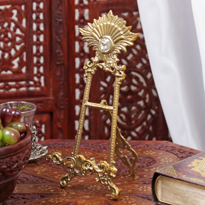 Сувенирный мольберт латунь "Глаз" 25х11х4 см