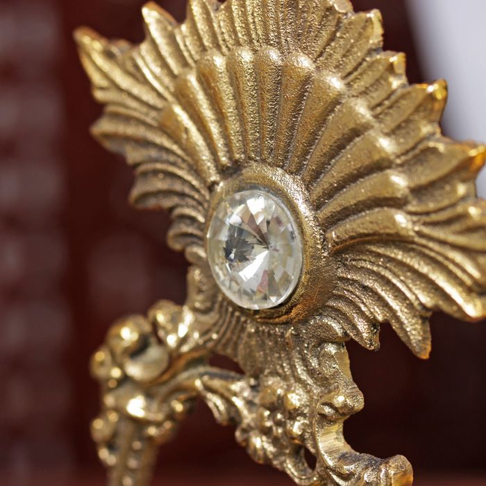 Сувенирный мольберт латунь "Глаз" 25х11х4 см