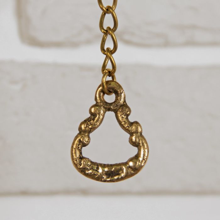 Рында латунь с цепочкой "Дракон" (3 колокола) 16х14,5х13 см