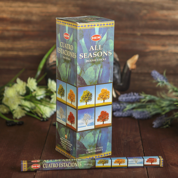 Благовония "HEM" 8 палочек угольные all season