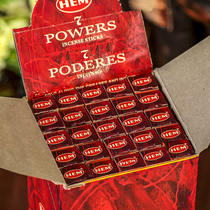 Благовония "HEM" 8 палочек угольные 7 powers