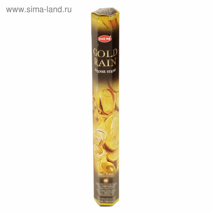 

Благовония "HEM" 20 палочек угольные gold rain