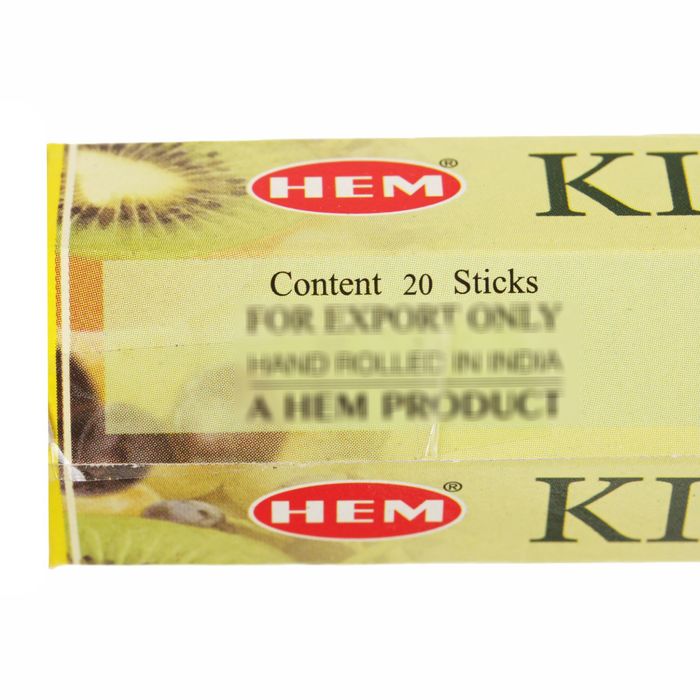 Благовония "HEM" 20 палочек угольные kiwi grapes