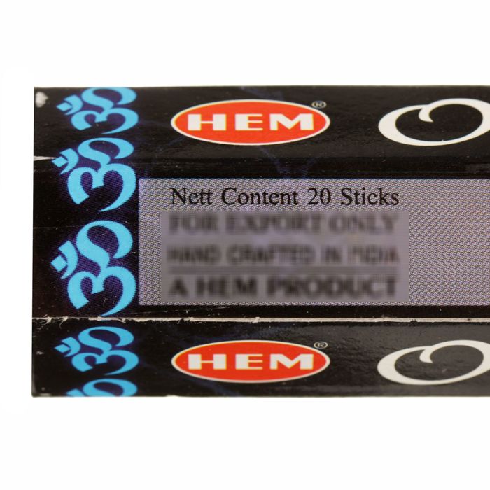 Благовония "HEM" 20 палочек угольные om