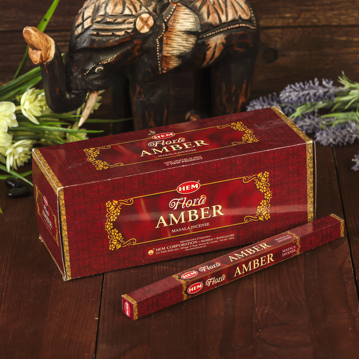 Благовония "HEM" 8 палочек масала amber