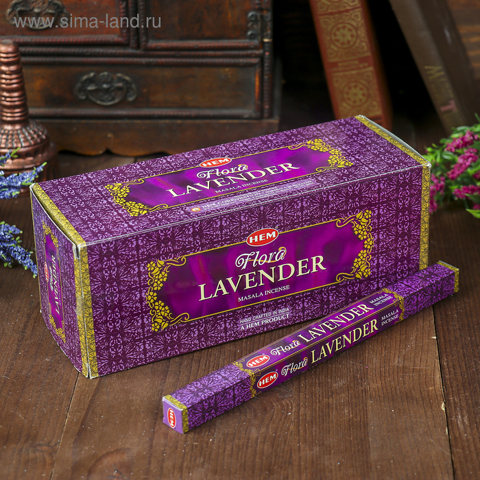 Благовония HEM 8 палочек Масала Лаванда благовония hem precious lavender драгоценная лаванда шестигранник 20 палочек