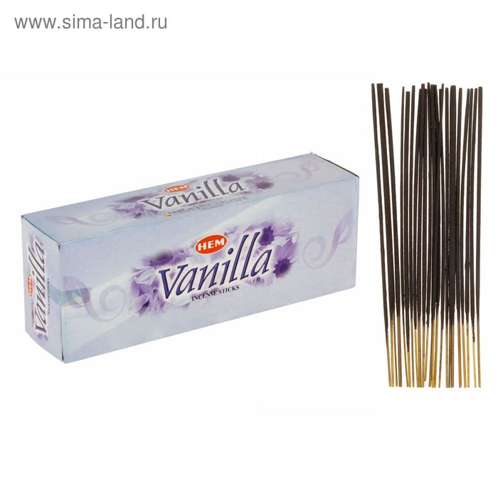 

Благовония "HEM" 20 палочек угольные vanilla