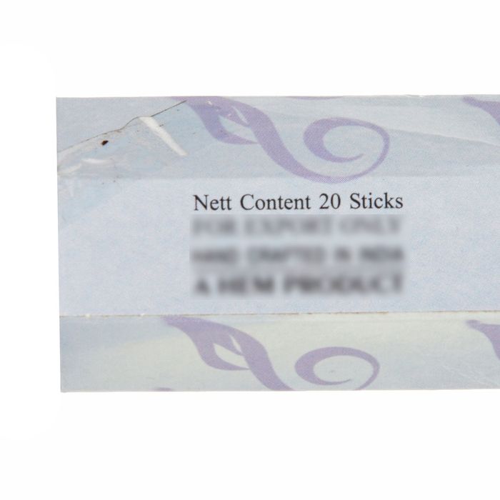 Благовония "HEM" 20 палочек угольные vanilla