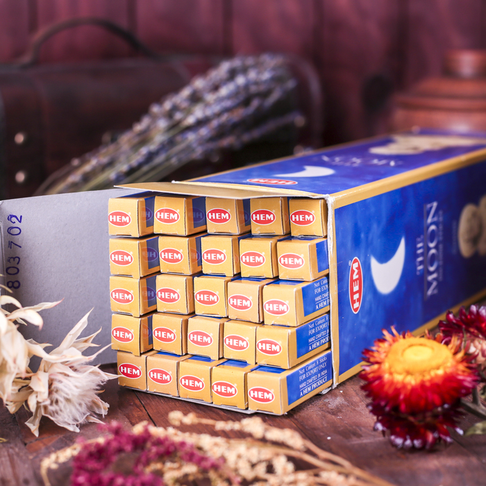 Благовония "HEM" 8 палочек угольные the moon