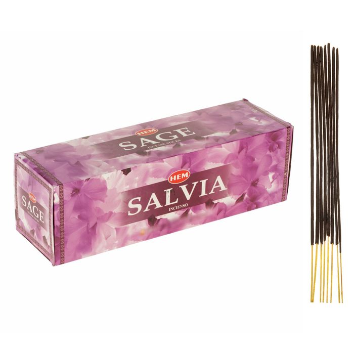 Благовония "HEM" 8 палочек угольные sage