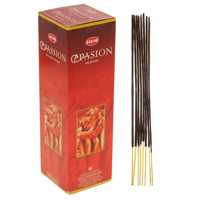 Благовония "HEM" 8 палочек угольные passion