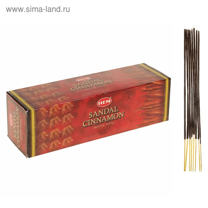 

Благовония "HEM" 8 палочек угольные sandal cinnamon
