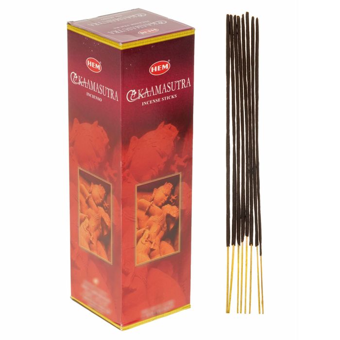 Благовония "HEM" 8 палочек угольные kamasutra