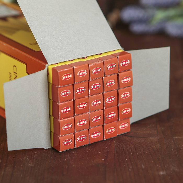 Благовония "HEM" 8 палочек угольные cinnamon