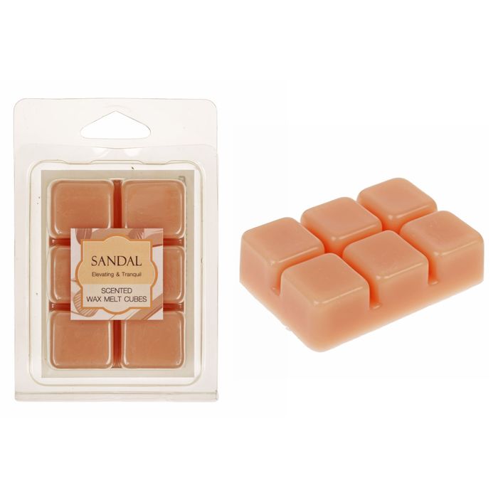 Ароматический воск набор 6 кубиков сандал