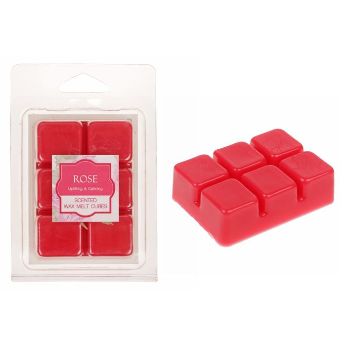 Ароматический воск набор 6 кубиков роза