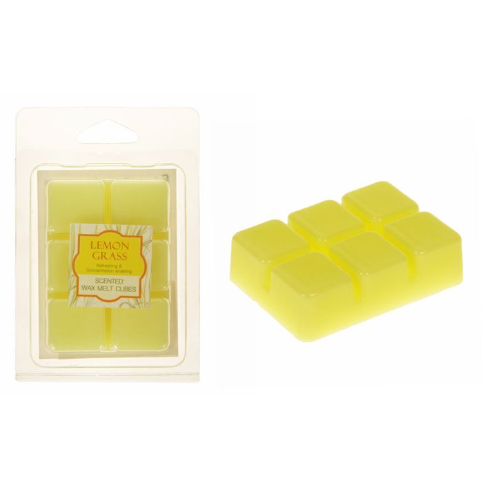 Ароматический воск набор 6 кубиков лемонграсс