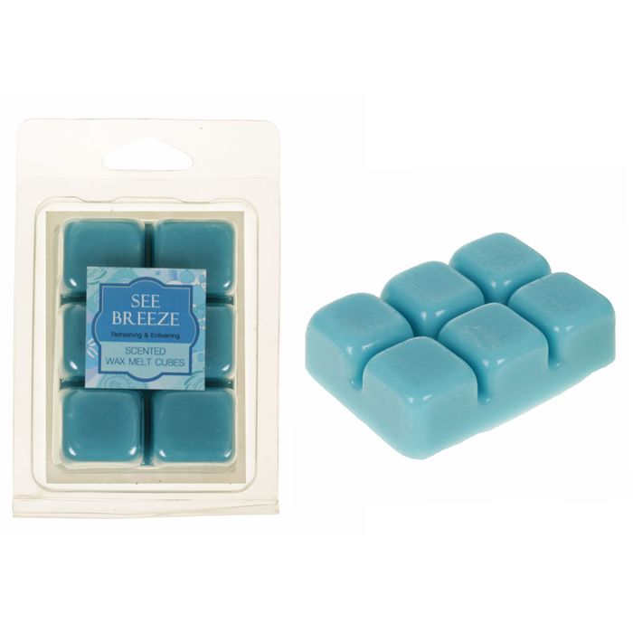 Ароматический воск набор 6 кубиков морской бриз