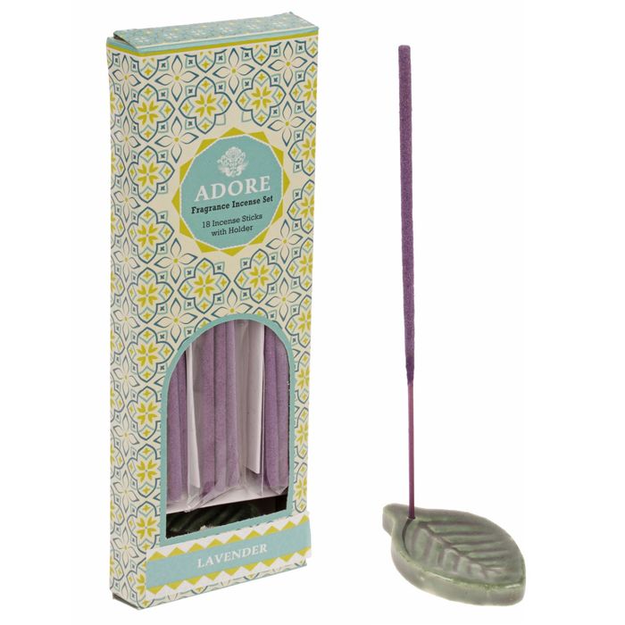 Благовония "ADORE" 18 палочек масала с подстакой лаванда