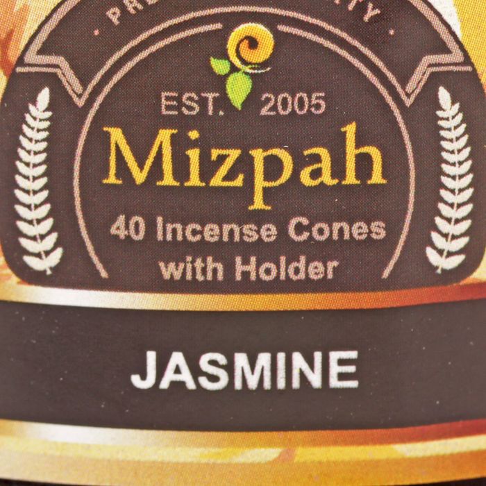 Благовония "Mizpah" 40 конусов с подставкой жасмин