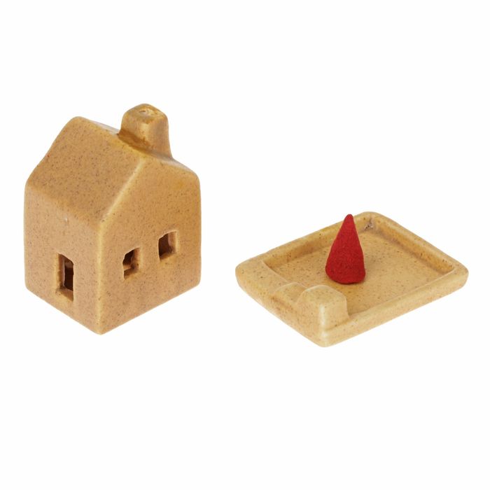 Набор Арома Дом (подставка под благовония, 35 конусов) Вишня - Миндаль 8х5,5х12 см