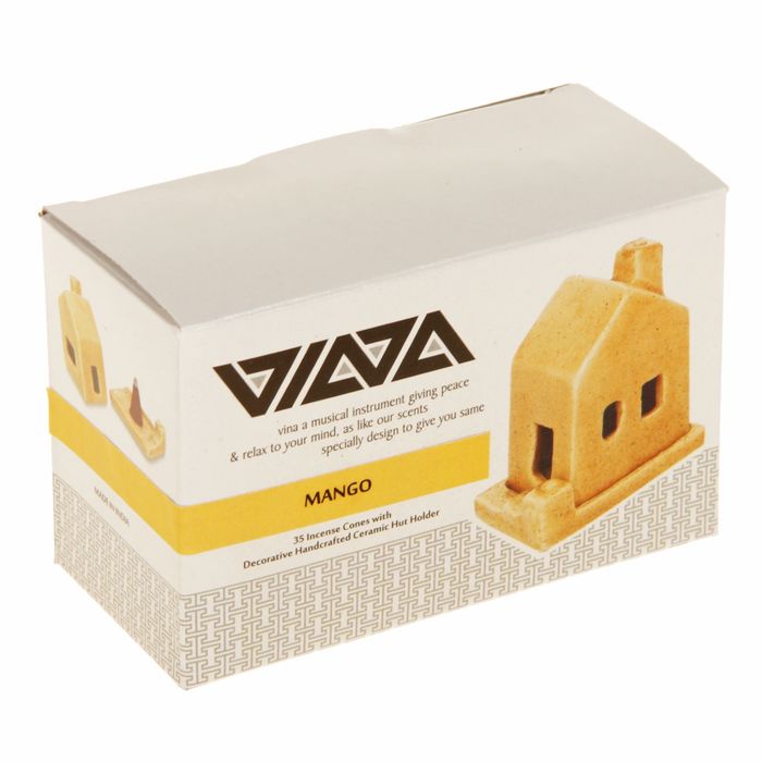 Набор Арома Дом (подставка под благовония, 35 конусов) Манго 8х5,5х12 см