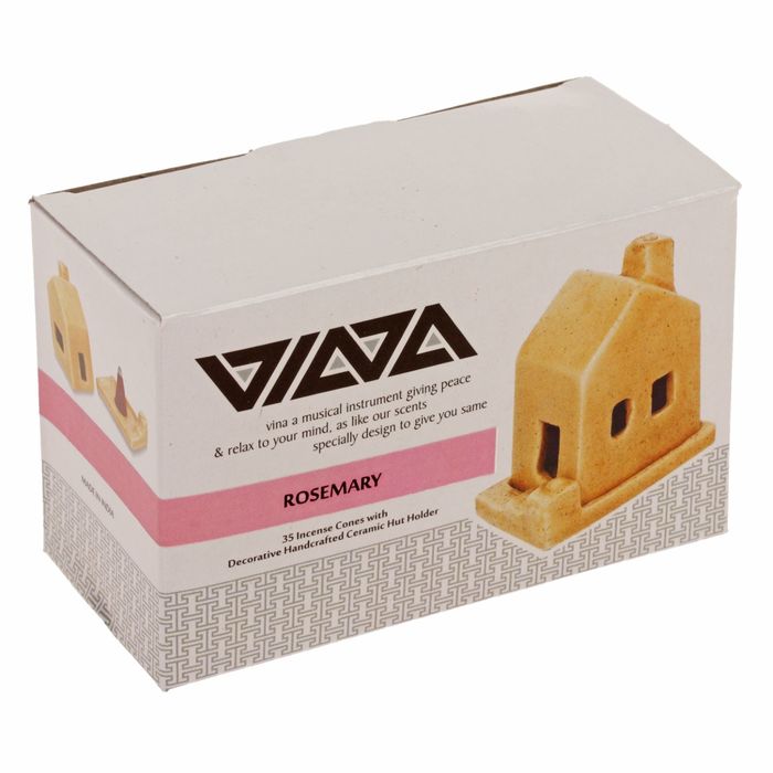Набор Арома Дом (подставка под благовония, 35 конусов) Розмарин 8х5,5х12 см