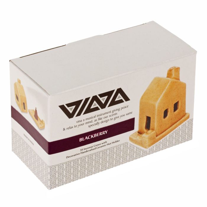 Набор Арома Дом (подставка под благовония, 35 конусов) Ежевика 8х5,5х12 см