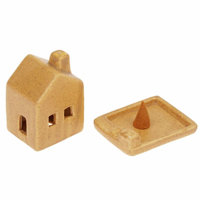 Набор Арома Дом (подставка под благовония, 35 конусов) Шафран 8х5,5х12 см