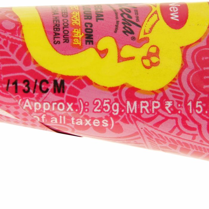 Хна для био тату конус SPL PINK HENNA CONE розовый 25 гр