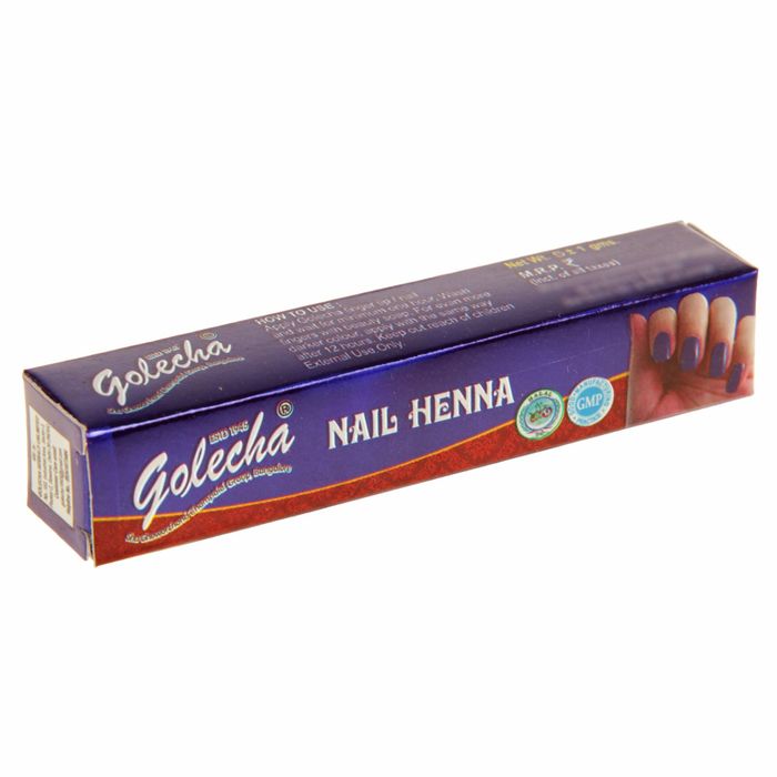 Хна для ногтей Golecha Nail Blue синий, туба, 11 г