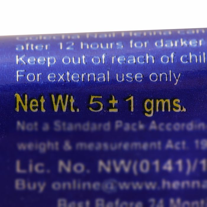 Хна для ногтей Golecha Nail Blue синий, туба, 11 г