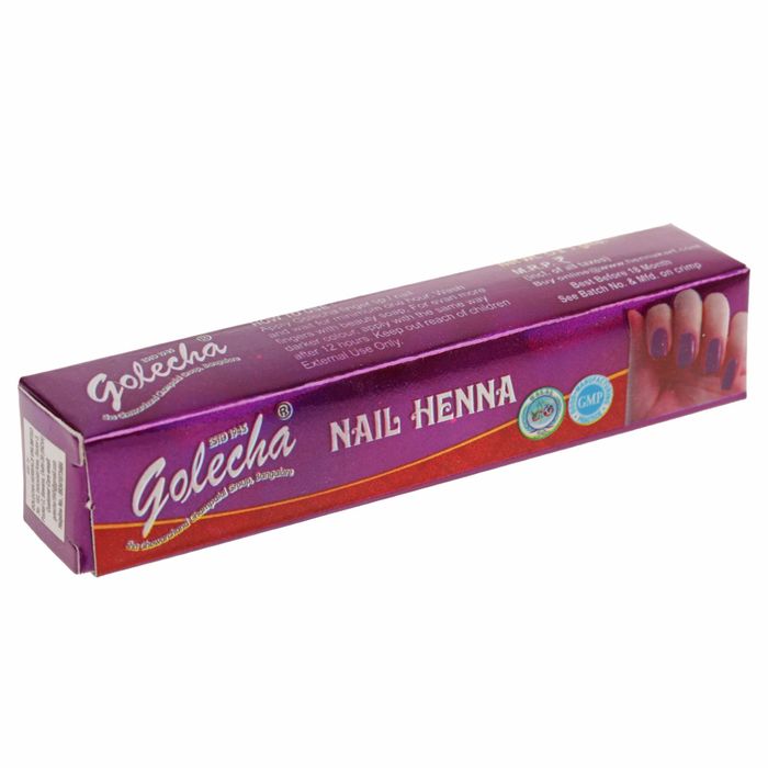 Хна для ногтей Golecha Nail Purple фиолетовый, туба, 11 г