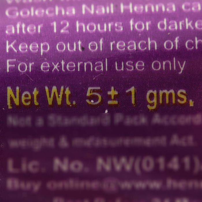 Хна для ногтей Golecha Nail Purple фиолетовый, туба, 11 г