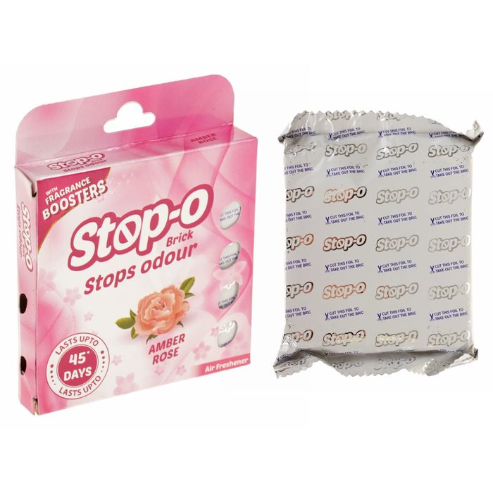 Освежитель воздуха спрессованный "Stop-O" роза