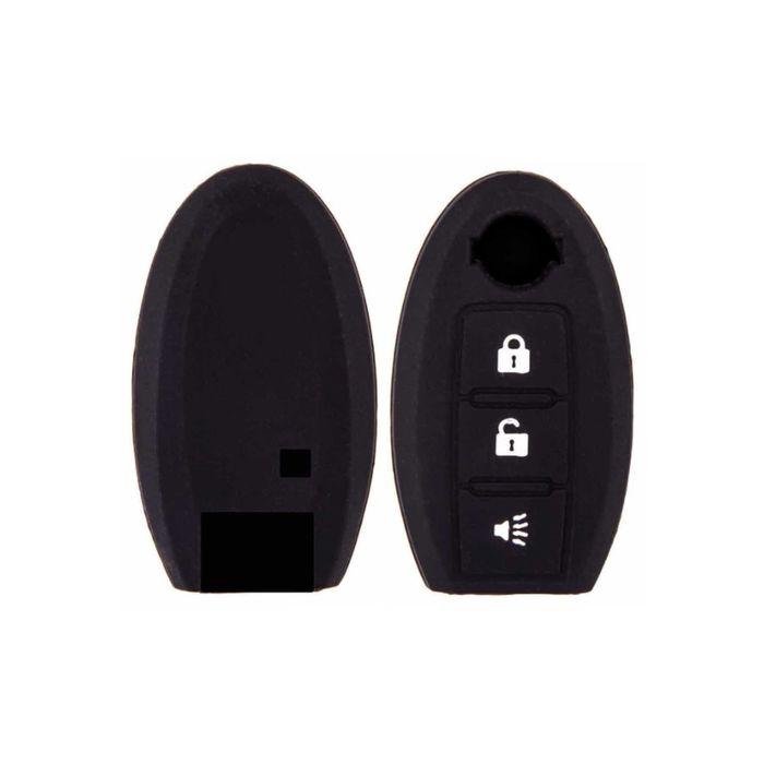 Чехол на ключ автомобильный SKYWAY, силиконовый NISSAN, 3 кнопки