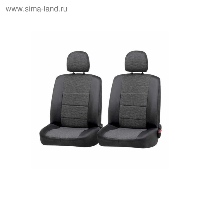 фото Чехлы сиденья toyota rav-4 2000-2006 suv (xa20) экокожа, 12 предм. skyway, черный,cерый