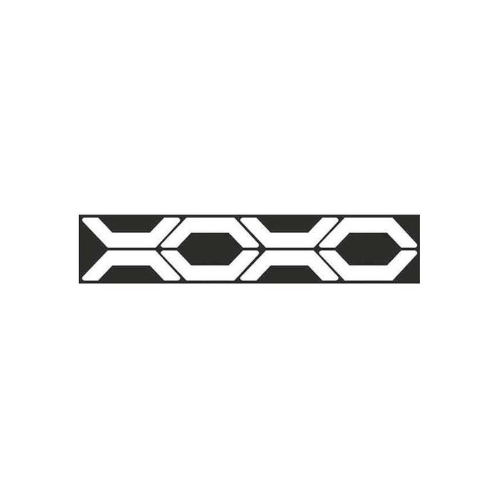 Набор наклеек Узор №7 светоотр.плоттер (50х250) цвет серебро (упак 1шт) SKYWAY