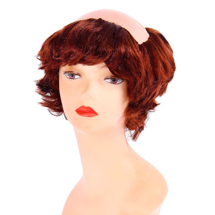 Карнавальный парик "Лысина с челкой"