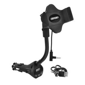 

Держатель 4в1 в прикуриватель Skyway, (зарядное, держатель, FM модулятор, Handsfree гарнитура) 261