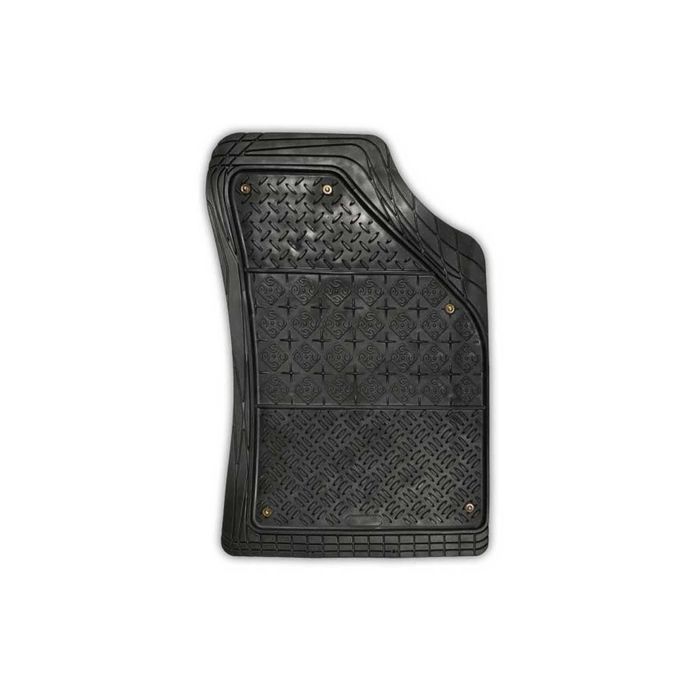 Коврик салона 3 предм. SKYWAY, полиуретановый, съемный ковролин задний с перемычкой, черный 261298