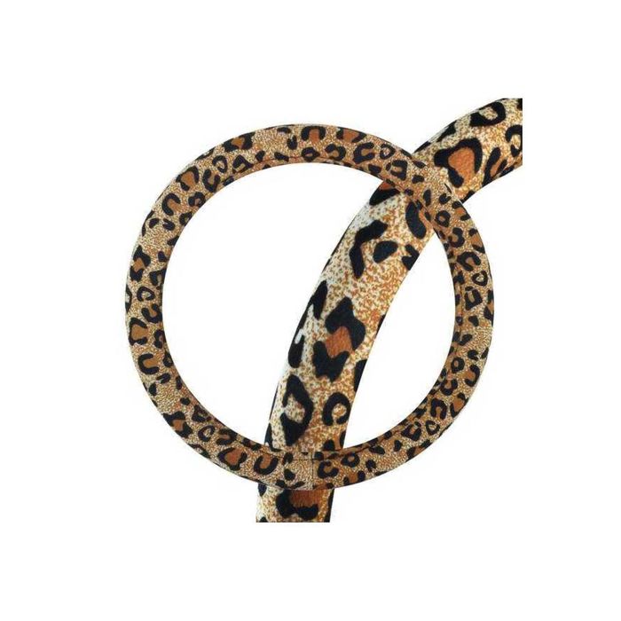 Оплетка SKYWAY SAFARI "ЛЕОПАРД", вельвет, рамзер М, ECO