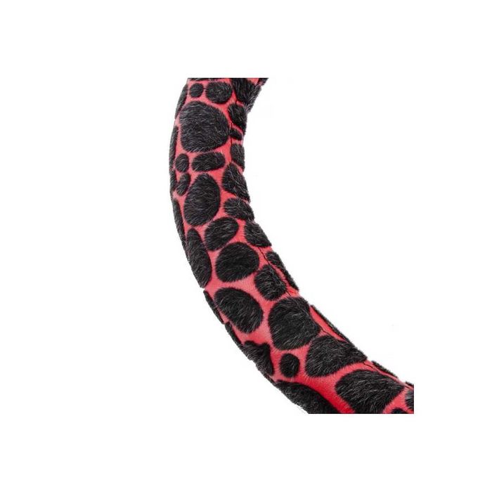 Оплетка SKYWAY SAFARI, вельвет, размер M, красная с черными пятнами ECO